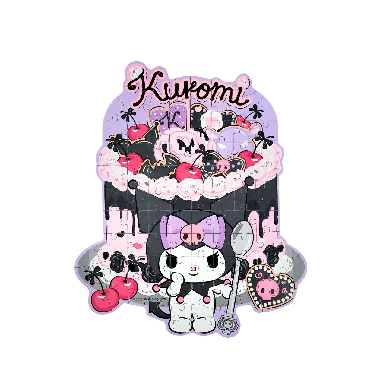 Hello Kitty® and Friends Kuromi Cherries and Cookies | Wooden Jigsaw Puzzle